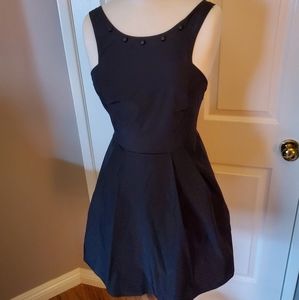 NEW BCBG Black dress, low back